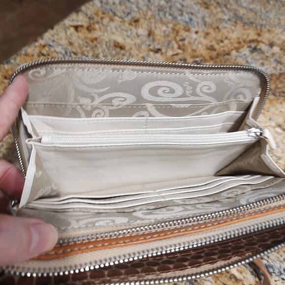 Brighton London Groove Cell Phone Case Wallet Super Organizer Crossbody Bag - Picture 10 of 16